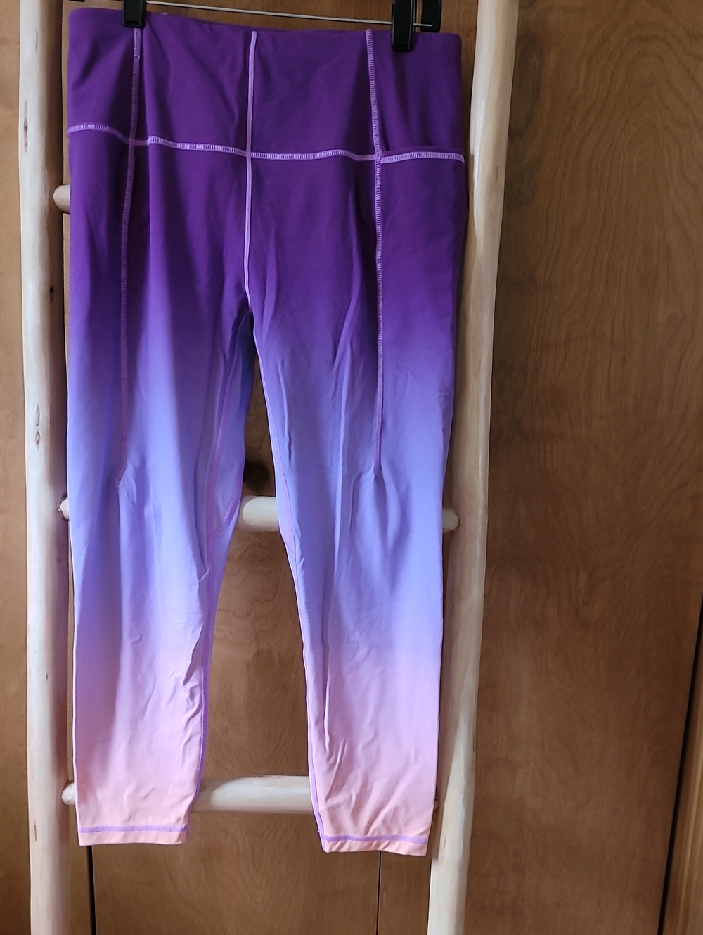 Womens Sweaty Betty Ombre Purple to Pink Active Leggings